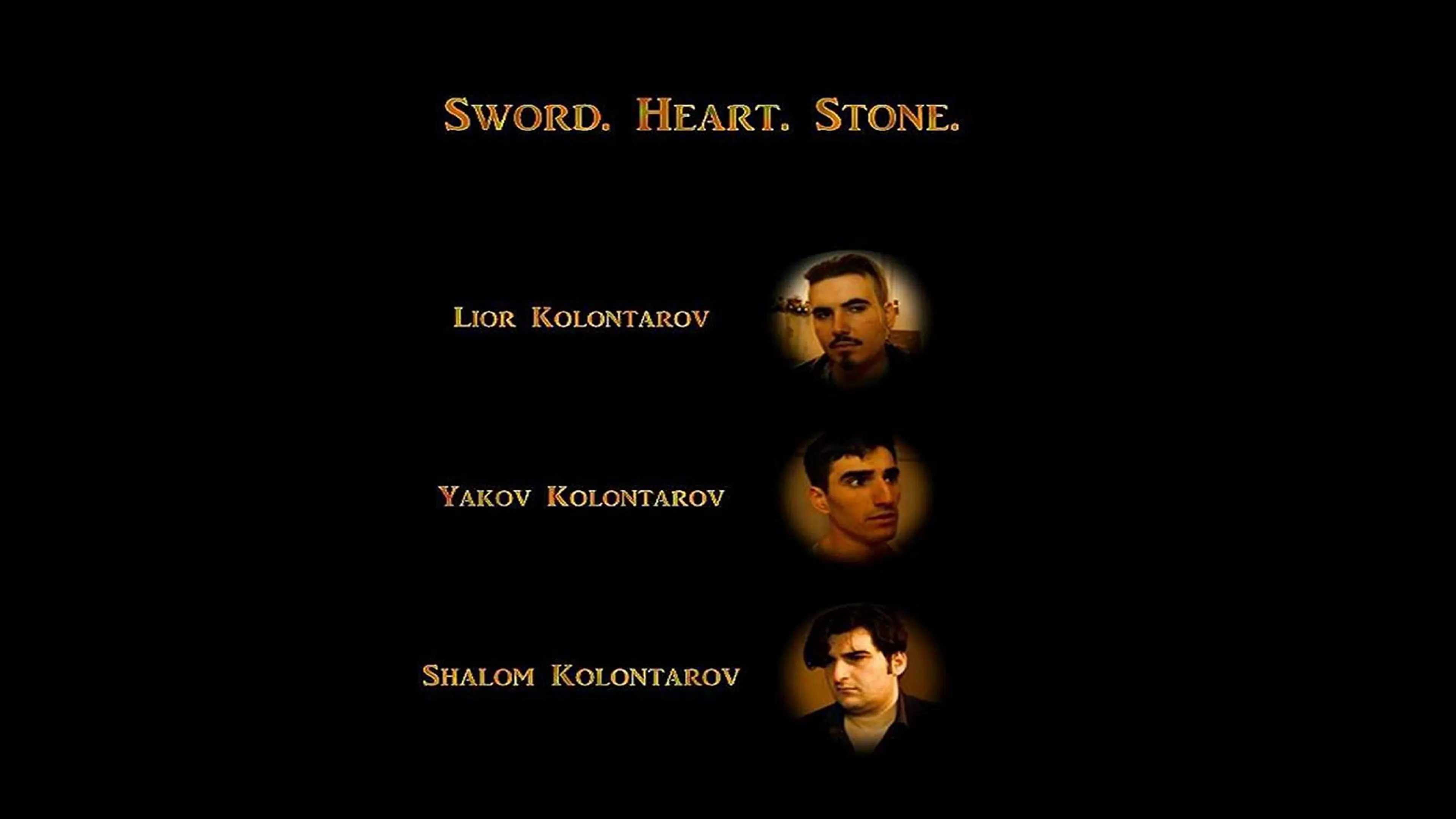 Sword. Heart. Stone. poster